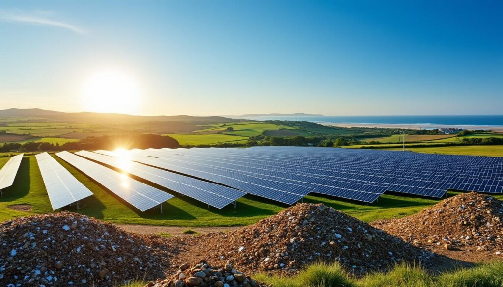 découvrez comment une vaste ferme solaire, située près de lorient, valorise les déchets pour produire une énergie durable. un projet innovant alliant écologie et technologie au service de l'environnement.