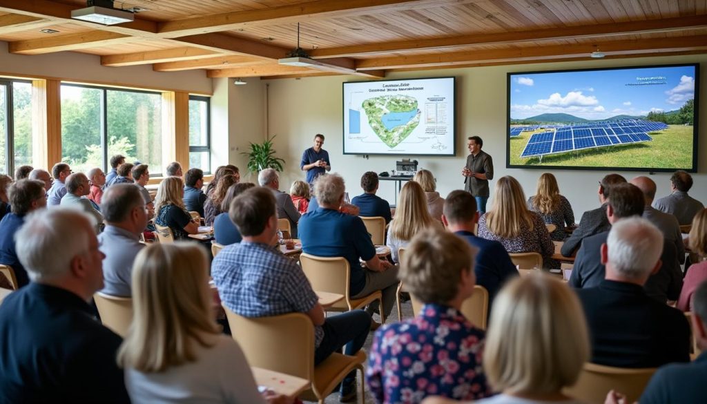 participez à la réunion publique à cazères pour rencontrer et échanger avec les acteurs du projet de parc solaire. découvrez les objectifs, les enjeux et posez vos questions sur le futur parc photovoltaïque de la commune.