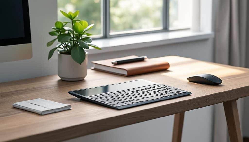 découvrez notre essai complet du logitech signature slim solar+, le clavier sans fil alimenté par l'énergie solaire pour une autonomie quasi illimitée. performances, confort et design réunis pour une expérience de frappe optimale.
