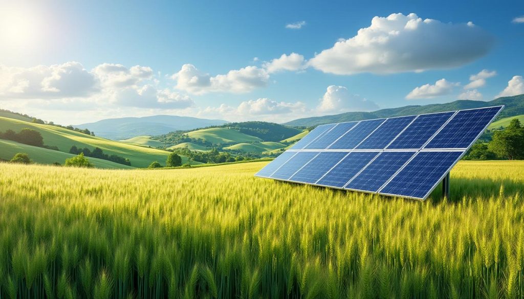 découvrez comment l’énergie solaire s’installe harmonieusement sur des champs d’orge dans le puy-de-dôme, offrant une solution innovante qui préserve l’agriculture tout en produisant de l’électricité verte.
