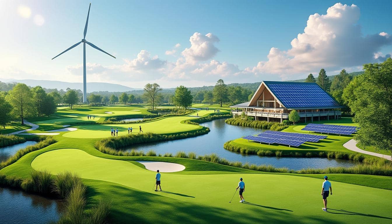 découvrez le golf de barbet à lombez, alliant énergie solaire et dynamique sportive pour une expérience unique en pleine nature.