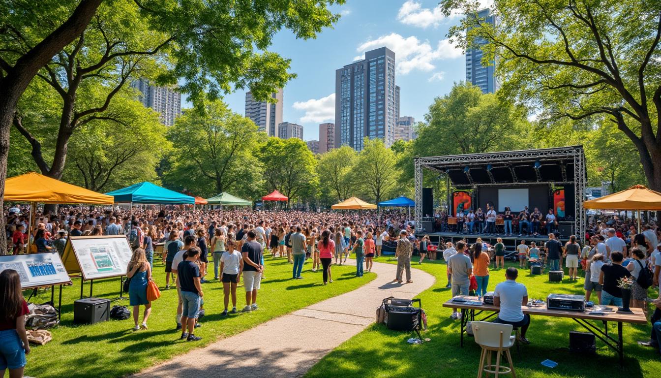 découvrez l'événement inédit en mayenne qui mêle concerts, conférences et énergie solaire pour promouvoir la transition écologique au cœur de la région.