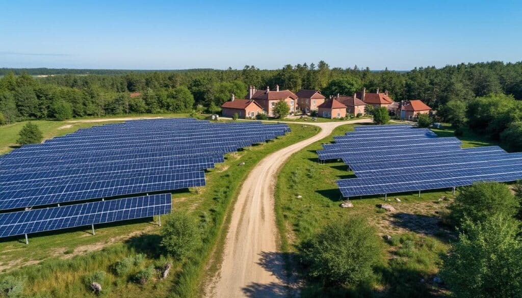 découvrez comment un village des landes transforme sa forêt en la plus grande centrale solaire de la région, alliant innovation et respect de l'environnement.