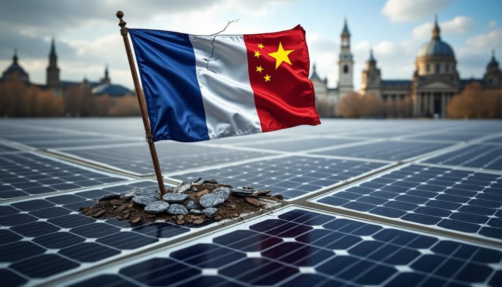 découvrez comment l'industrie française de l'énergie solaire s'effondre avec 88 % des panneaux importés de chine, financés par nos impôts, et les enjeux du « made in france » face à cette dépendance.