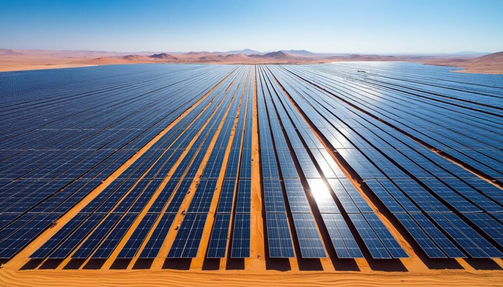 découvrez comment des millions de panneaux solaires transforment le désert chinois en une source d'énergie propre et renouvelable, marquant un exploit énergétique spectaculaire.