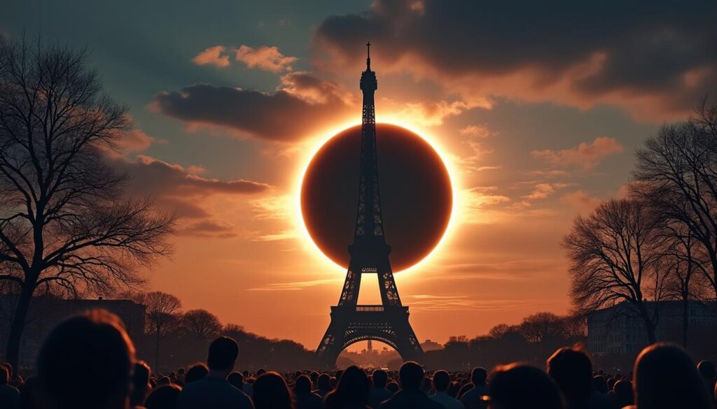 préparez-vous à vivre un spectacle céleste exceptionnel avec l'éclipse du siècle qui plongera la france dans une obscurité fascinante. un phénomène à observer absolument !