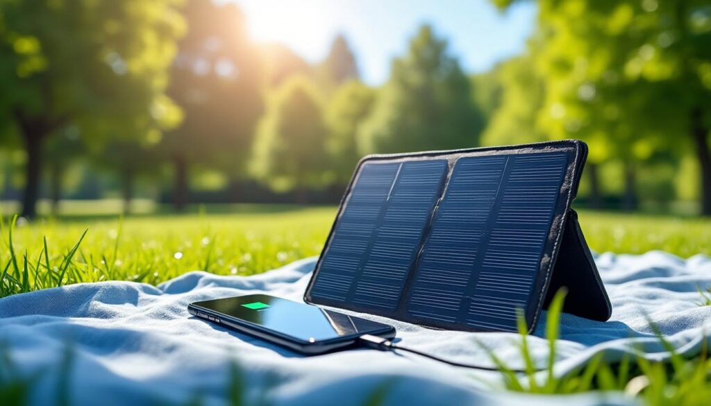 découvrez notre panneau solaire pliable compatible iphone, idéal pour profiter du retour du soleil. compact, portable et à prix imbattable, il vous accompagne partout pour recharger vos appareils en toute simplicité.