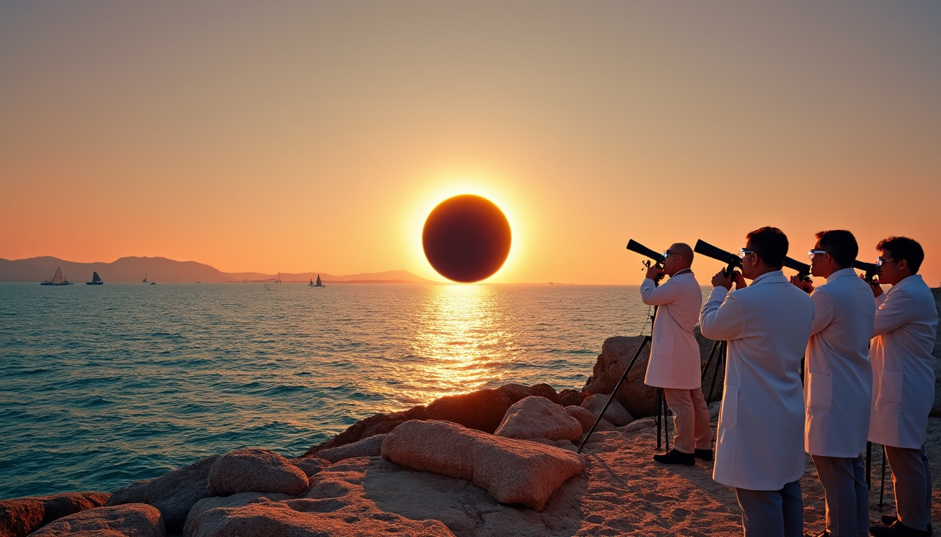 vivez une nuit d'observation exceptionnelle de l'éclipse solaire 2026 à sidi mechreg, organisée par la cité des sciences. un événement unique pour les passionnés d'astronomie et le grand public.