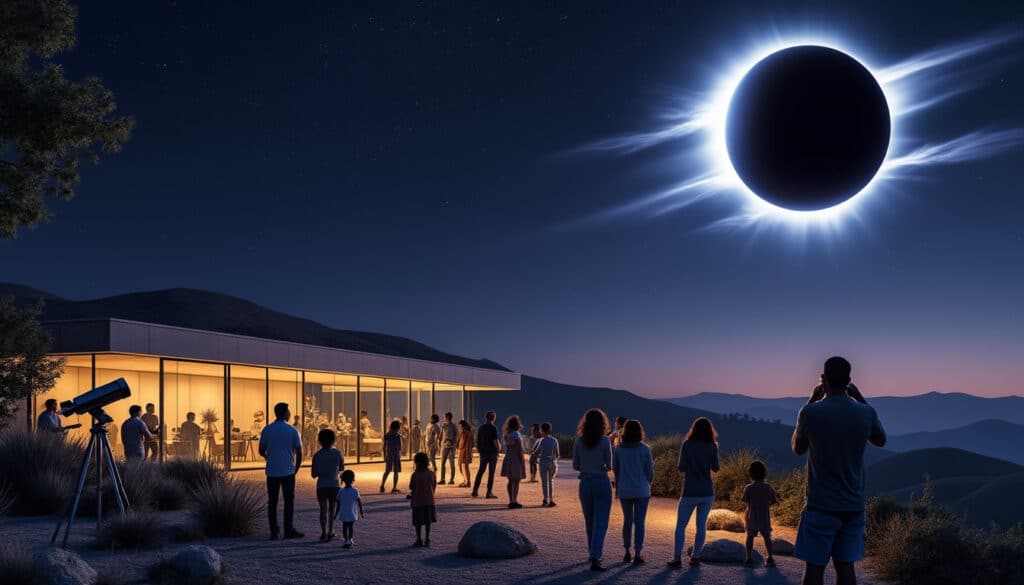participez à une nuit d’observation exceptionnelle de l’éclipse solaire 2026 organisée par la cité des sciences à sidi mechreg. découvrez ce phénomène astronomique unique en compagnie d’experts.