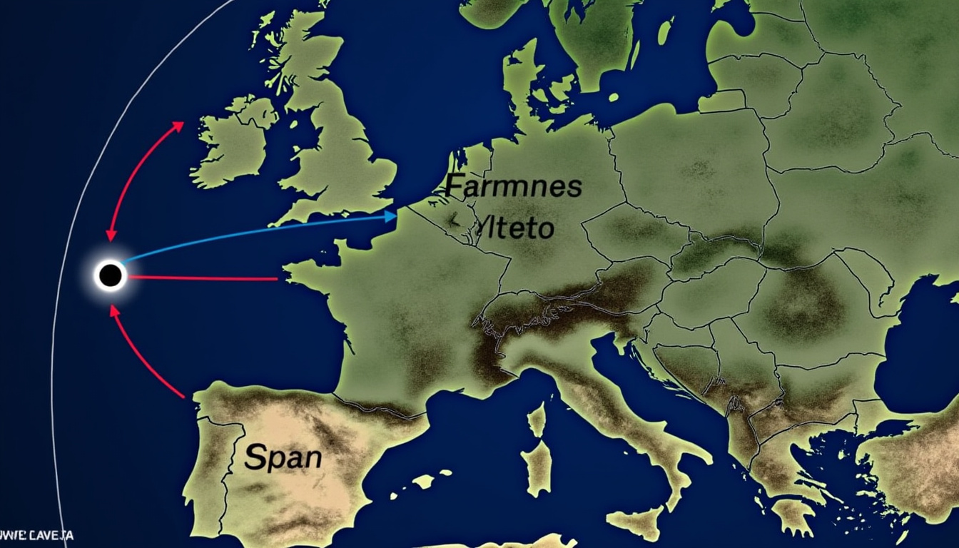 découvrez les horaires exacts et les taux d'obscuration détaillés de l'éclipse solaire du 12 août pour chaque ville afin de ne rien manquer de ce phénomène spectaculaire.