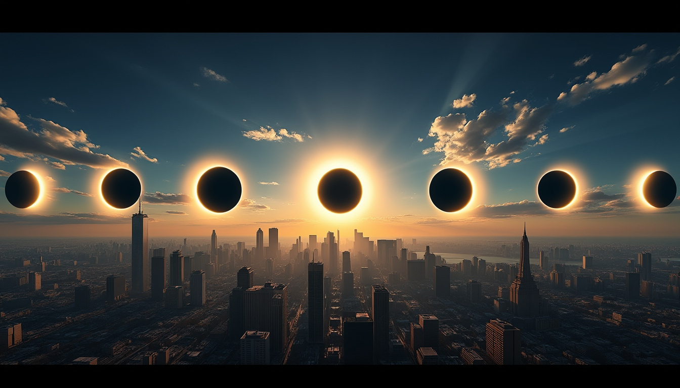 découvrez les horaires exacts et le taux d'obscuration de l'éclipse solaire du 12 août pour chaque ville, afin de ne rien manquer de ce phénomène astronomique spectaculaire.