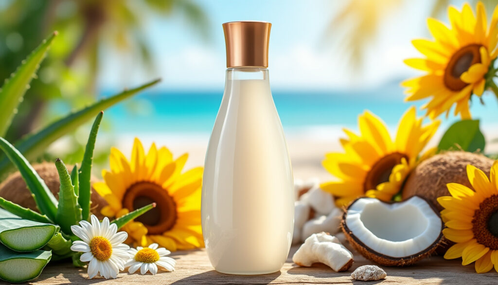 découvrez le lait solaire aroma-zone, une protection naturelle efficace contre les rayons du soleil sans recours aux filtres chimiques, idéale pour une peau saine et protégée.