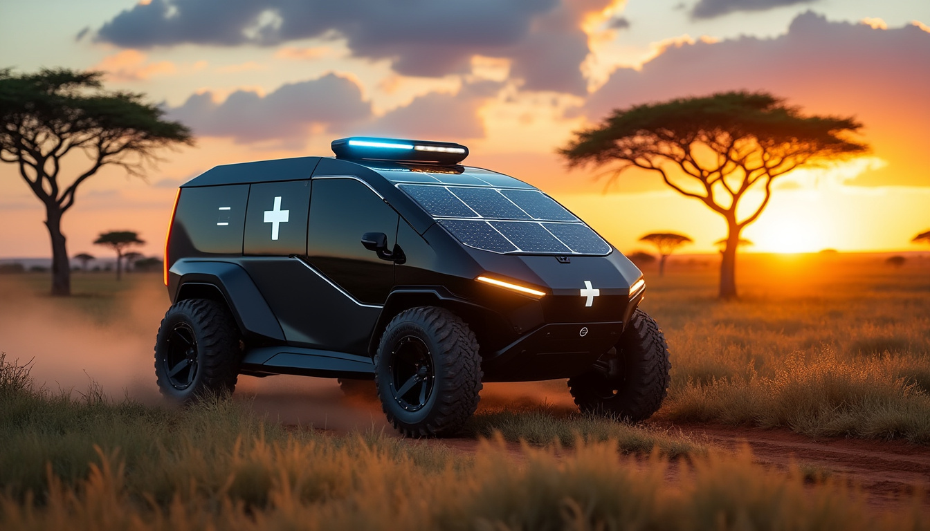 découvrez l'ambulance solaire, une innovation révolutionnaire offrant des soins médicaux essentiels dans les zones isolées grâce à une énergie propre et autonome.