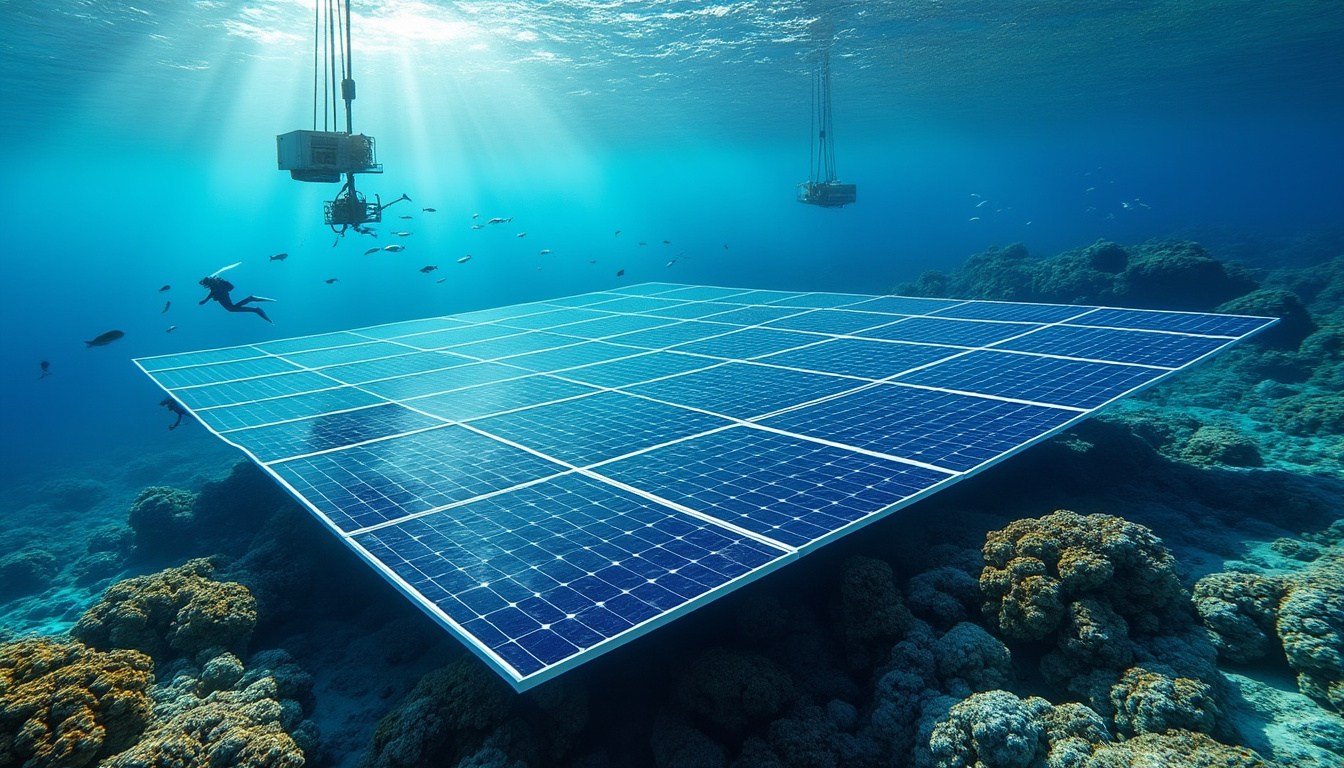 découvrez comment la chine révolutionne l'énergie solaire en installant des panneaux solaires innovants au fond de la mer, une avancée majeure pour les énergies renouvelables.