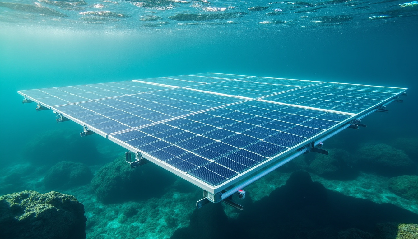 découvrez comment la chine révolutionne les énergies renouvelables en installant des panneaux solaires innovants au fond de la mer, une avancée technologique majeure pour un avenir durable.