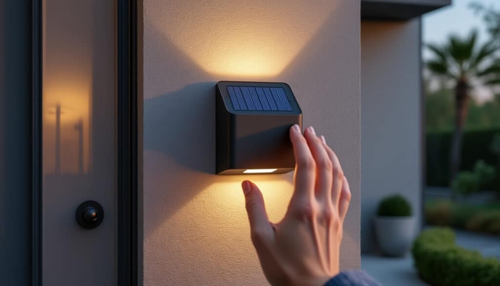 j’ai testé l’applique solaire action à 6,99 € près de ma porte : installation, éclairage, autonomie… voici mon avis après plusieurs utilisations.